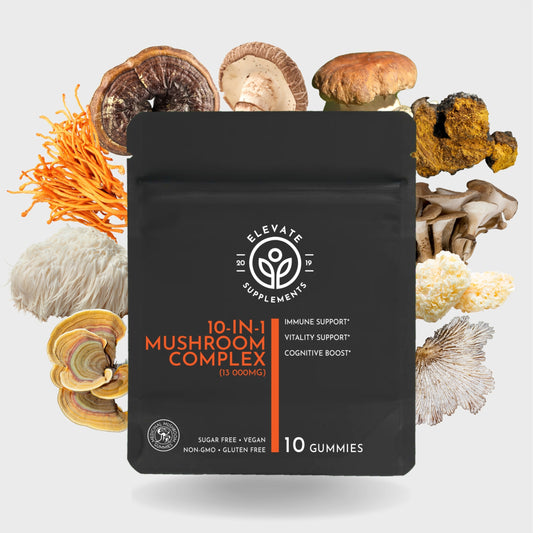 10-in-1 Mushroom Complex Gummies - Elevate Supplements