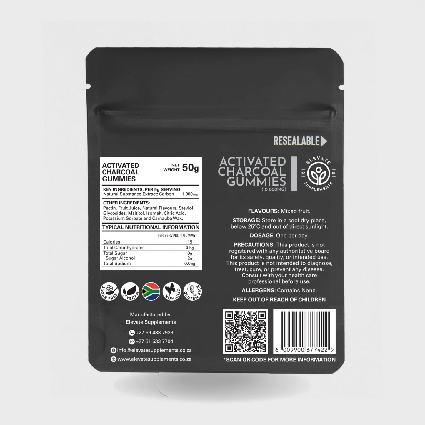 Activated Charcoal Gummies - Elevate Supplements