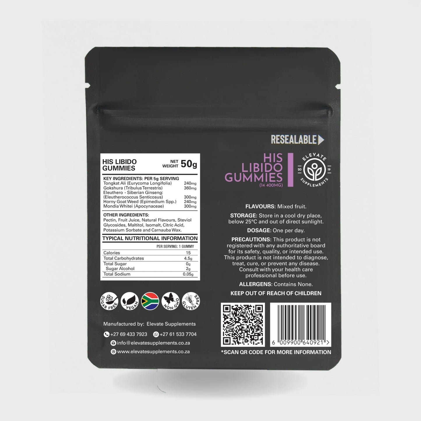 His Libido Gummies - Elevate Supplements