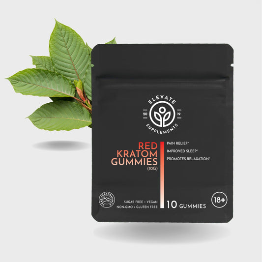 Red Kratom Gummies - Elevate Supplements