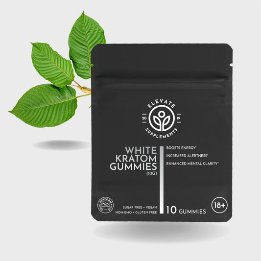 White Kratom Gummies - Elevate Supplements